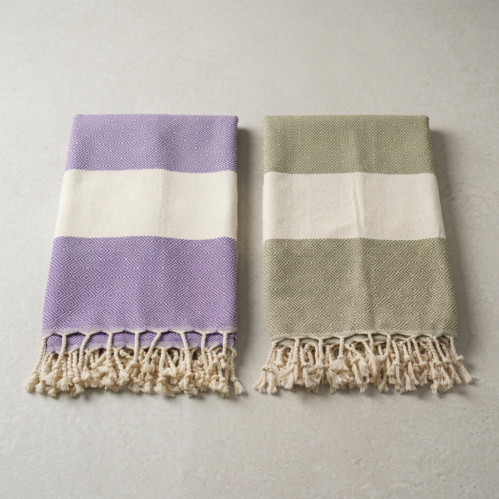 Celena Duo – Purple and Khaki